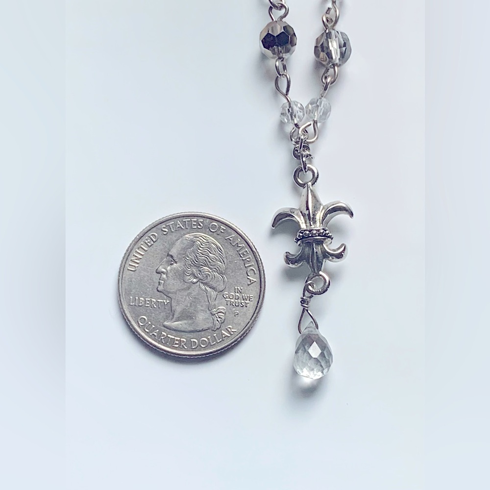 ⚜️ Fleur De Lis Pendant Necklace for Little Girls by Cookie Lee NWT